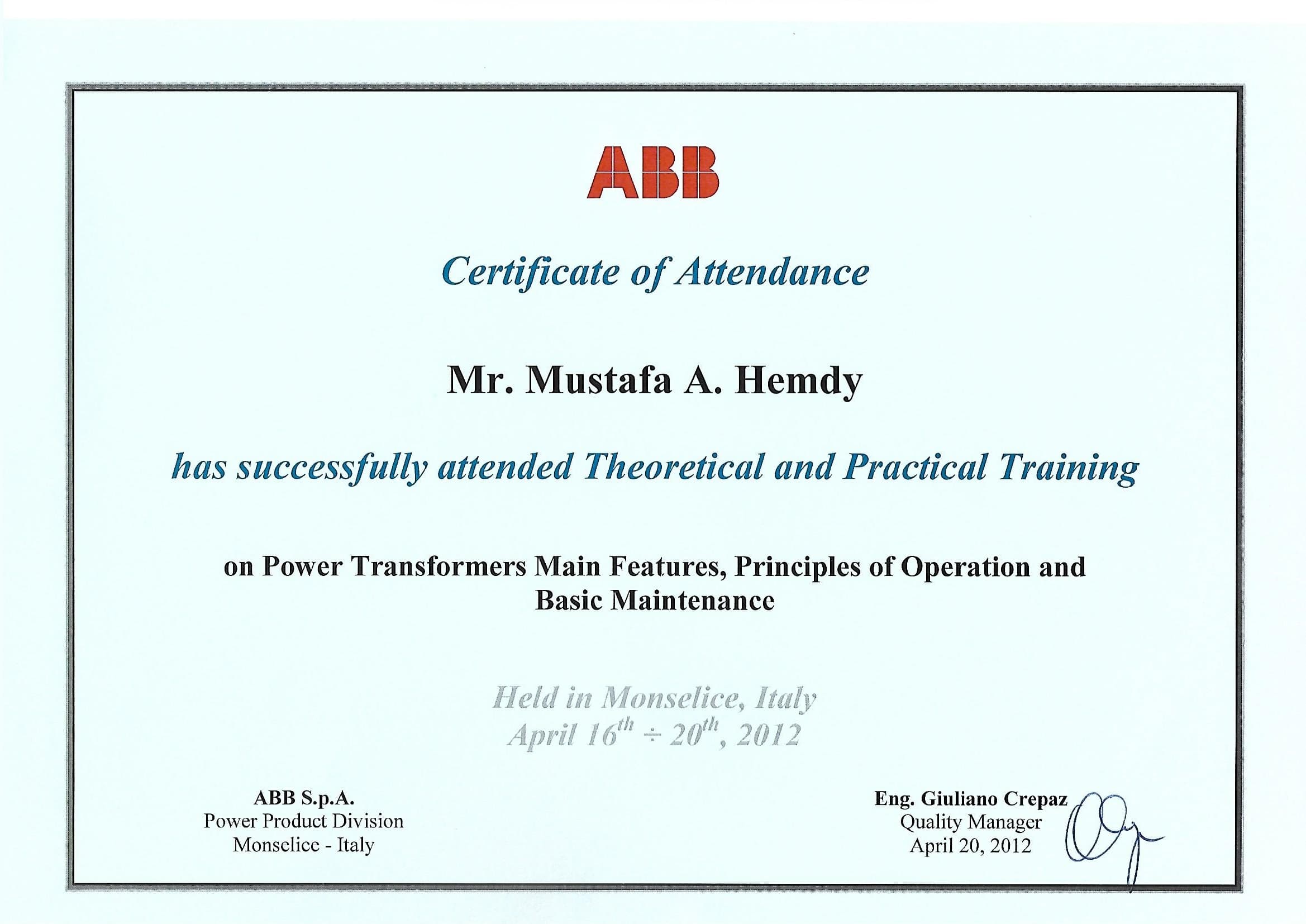Power Transformers Principles, Operation & Maintenance